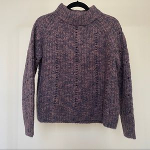 NWT Madewell Pointelle Mockneck Sweater, Size S